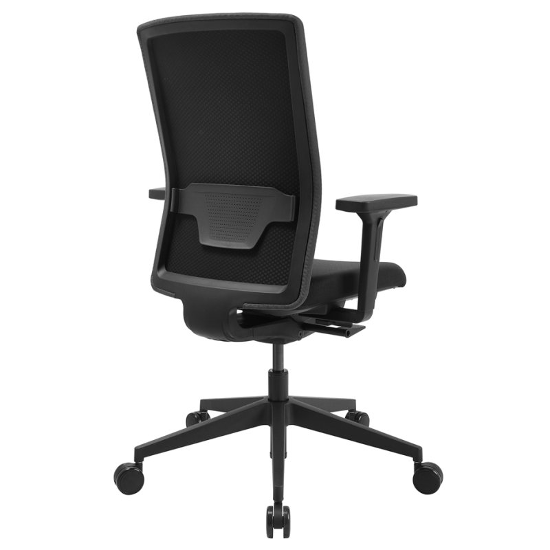 Topstar bureaustoel Airwork G, zwart, synchronmechaniek, 110 kg draagkracht